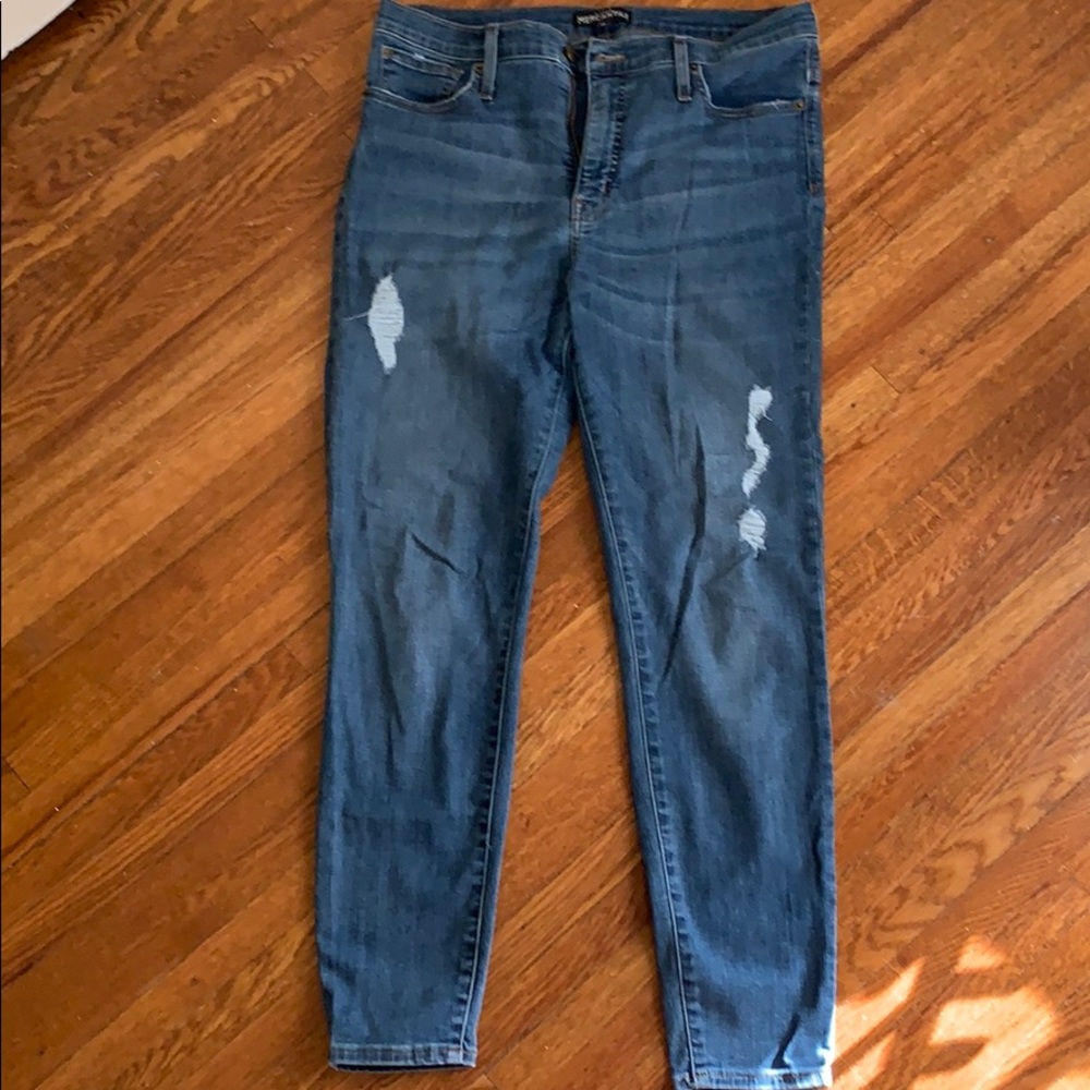 J. Crew high waisted skinny jeans